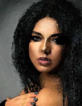 A leaf by the nightfall